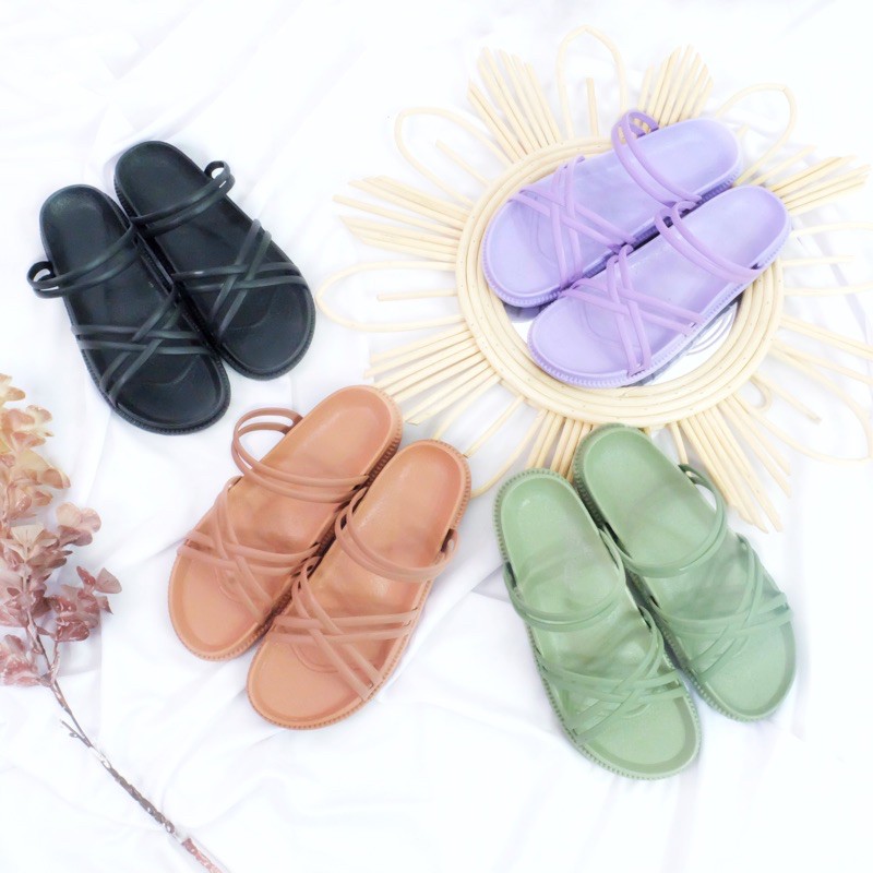 ( ANDIN ) Sandal tali boloni/sandal fashion wanita/ sanda model tali