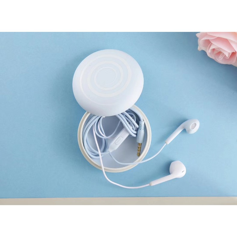 [XY-13] Headset Earphone Permen Candy LOLLIPOP / Wadah Earphone Motif LOLLIPOP Permen Lucu Simple