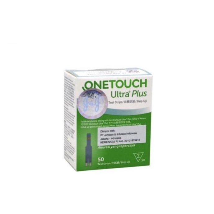 Strip Onetouch Ultra Plus 50 Test / Strip One Touch Ultra Plus Isi 50 Termurah