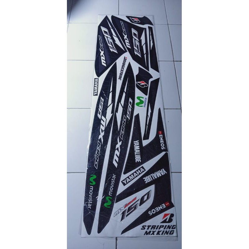 STIKER STRIPING VARIASI MX KING 150 MOVISTAR