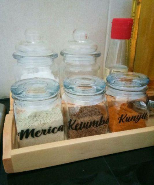 Keke Jar Kaca Mini 150 Ml / Toples Beling Mini Kedap Udara 150 Ml