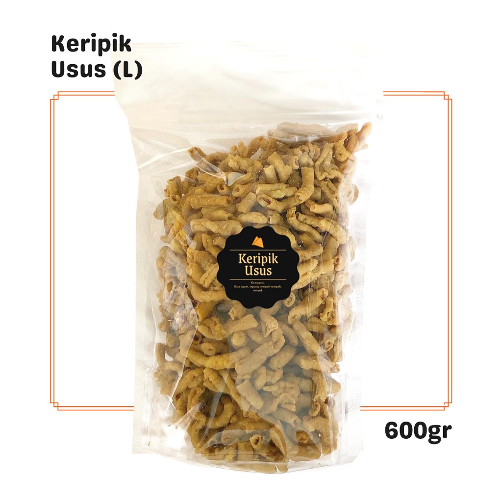 

SNACK KEKINIAN Keripik Usus (L) 600gr / Snack Cemilan / Camilan Asin Gurih
