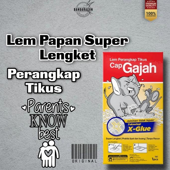Lem Tikus Cap Gajah / Jebakan Tikus / Perangkap Papan original