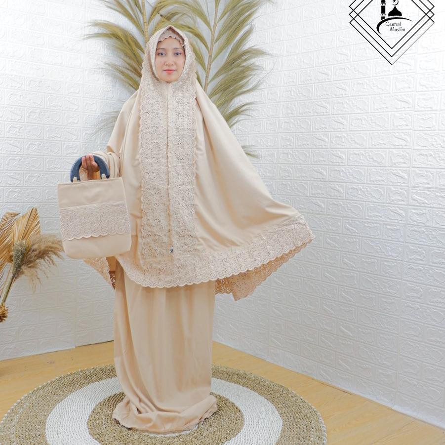 Berkualitas Nih Mukena Dewasa Fatimah Khadijah Terbaru Bisa Cod Central Muslim Shopee Indonesia