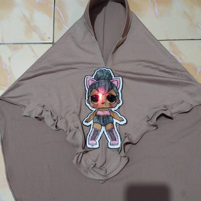 JILBAB ANAK LOL LED + MUSIK