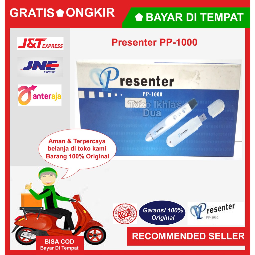 Laser Pointer Wireless Presenter PP-1000/Laser Pointer Wireless/Presenter PP-1000/Presenter/Pointer