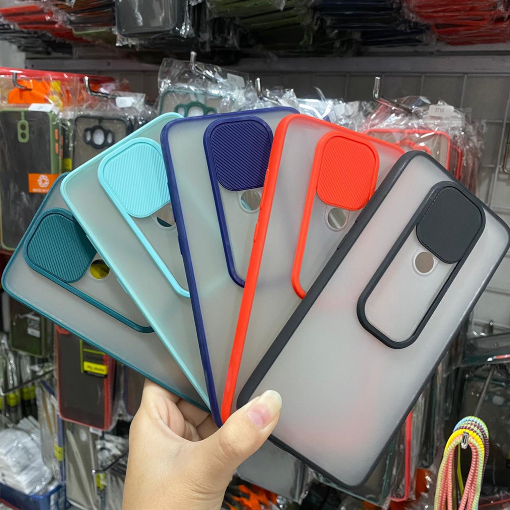 Xiaomi Redmi Note 8 Pro SLIDE CASE Protection Sleding Camera Matte Candy