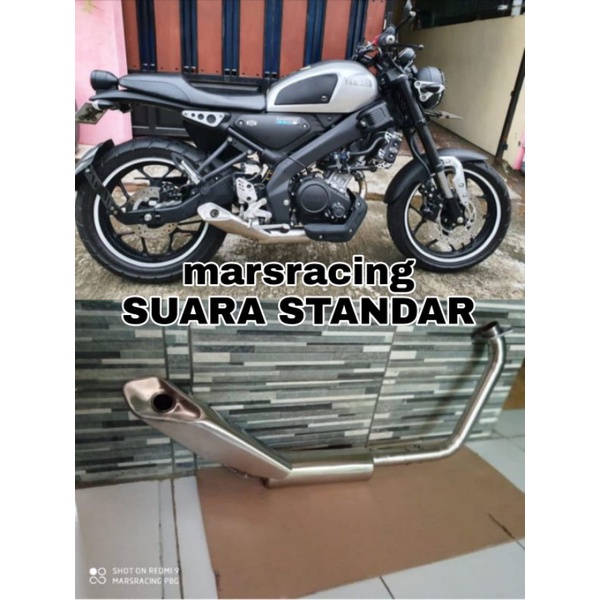 knalpot racing Underbelly/kolong XSR 155 suara standar