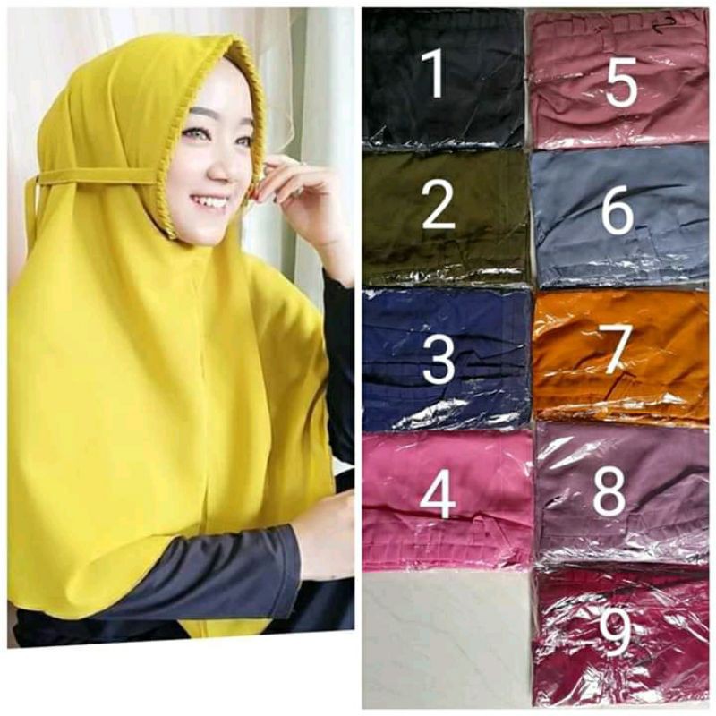 HIJAB INSTAN TERBARU BERGO KRIWIL LIPIT 1LAYER
