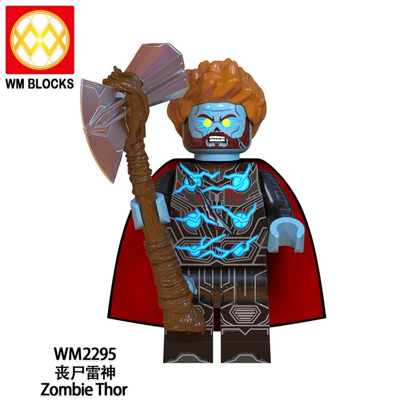 Mainan Anak Lego Iron Man Minifigure Murah WM6063 Ironman Minifigures Marvel Avengers Bricks Figure doctor strange wasp antman warmachine scarlet witch thor superman-Thor WM2295
