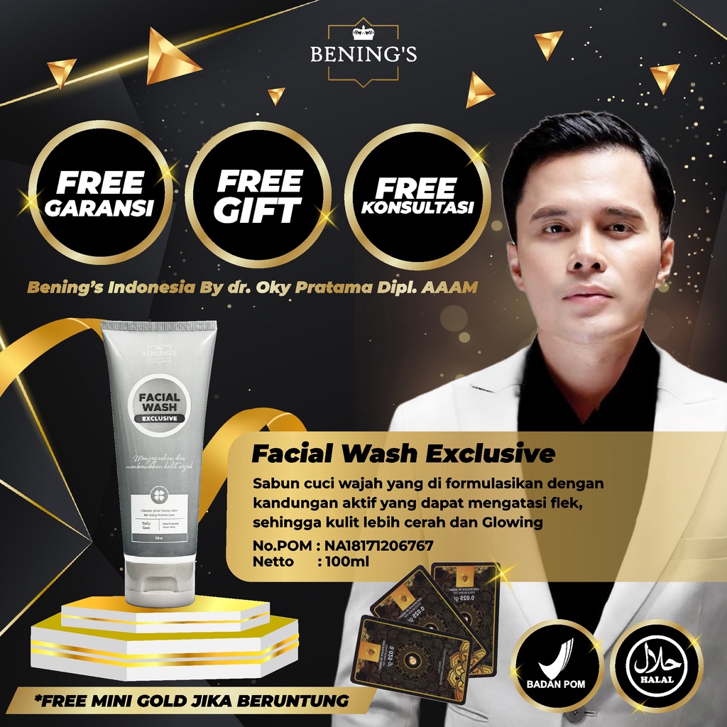 BENING’S FACIAL WASH | MEMBERSIHKAN KOTORAN &amp; MENYEGARKAN WAJAH