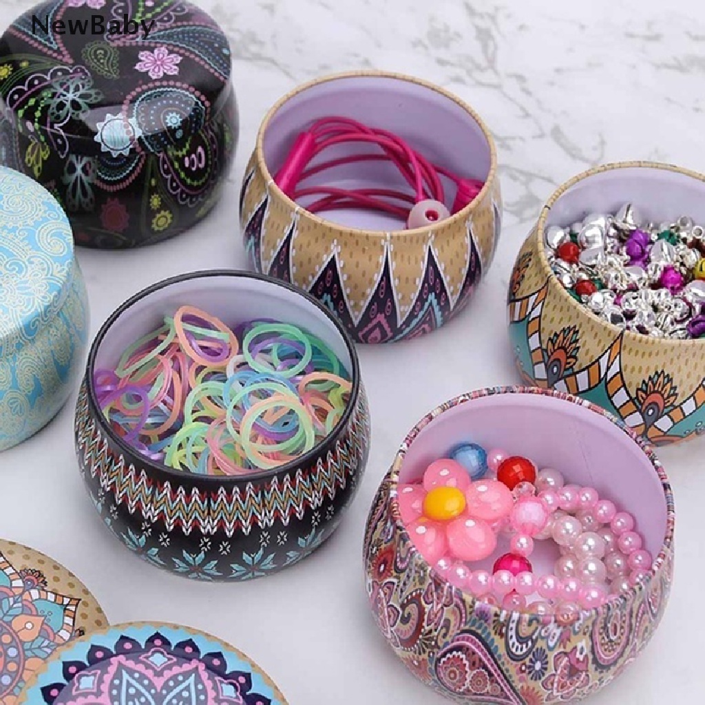 New Toples Kaleng Penyimpanan Permenkopitehgula Mini Anti Lembab Untuk Bayi