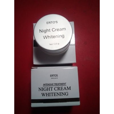 ERTOS NIGHT CREAM WHITENING/ KRIM MALAM ERTOS