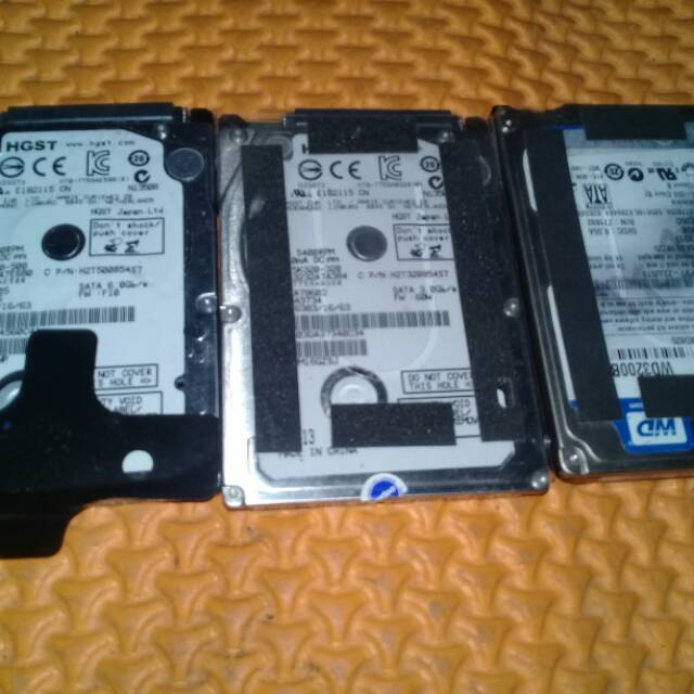 Hardisk laptop bekas 250gb 1 pcs