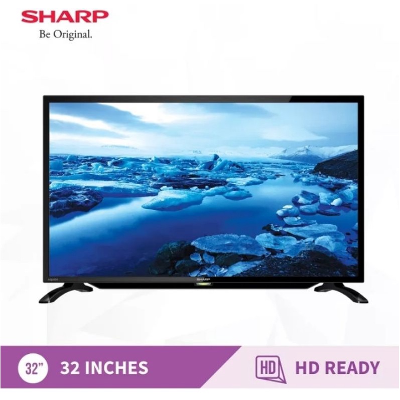 SHARP LED TV 32 Inch HD - 2T-C32BA2i - Titanium (2019)