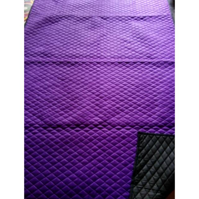 Tikar Quilting Polos ungu 230x140