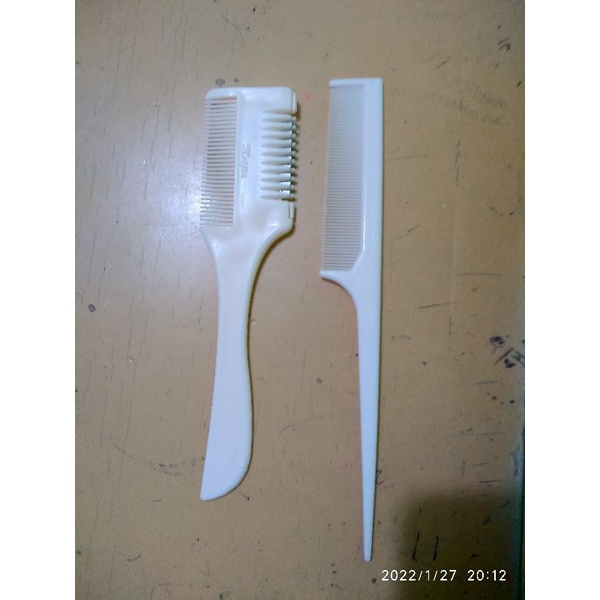 Hot item sisir sasak dan sisir lancip dan trimmer penipis dengan silet pencukur