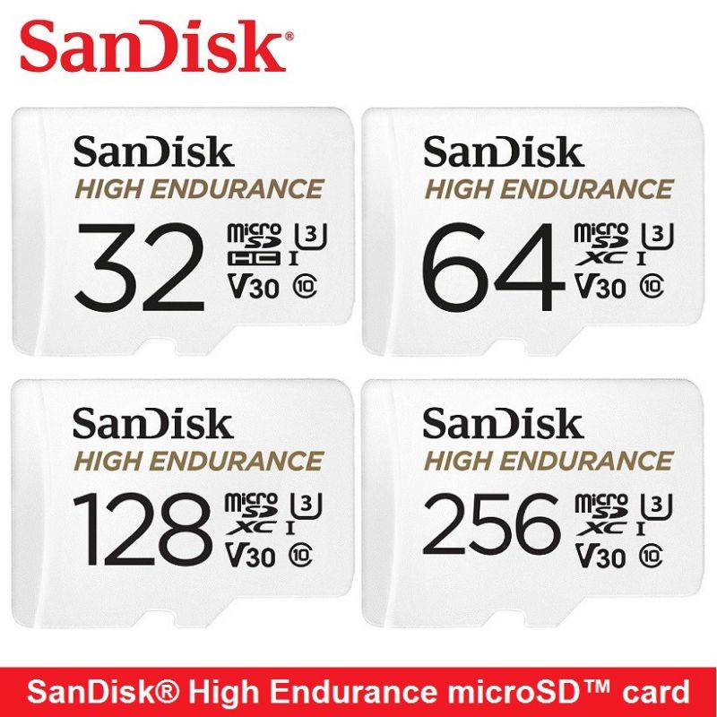 Kartu Memori SanDisk Video Tahan Lama Kartu TF 512GB 1TB Kartu SD Mikro Hingga 100MB/D Kartu Flash /