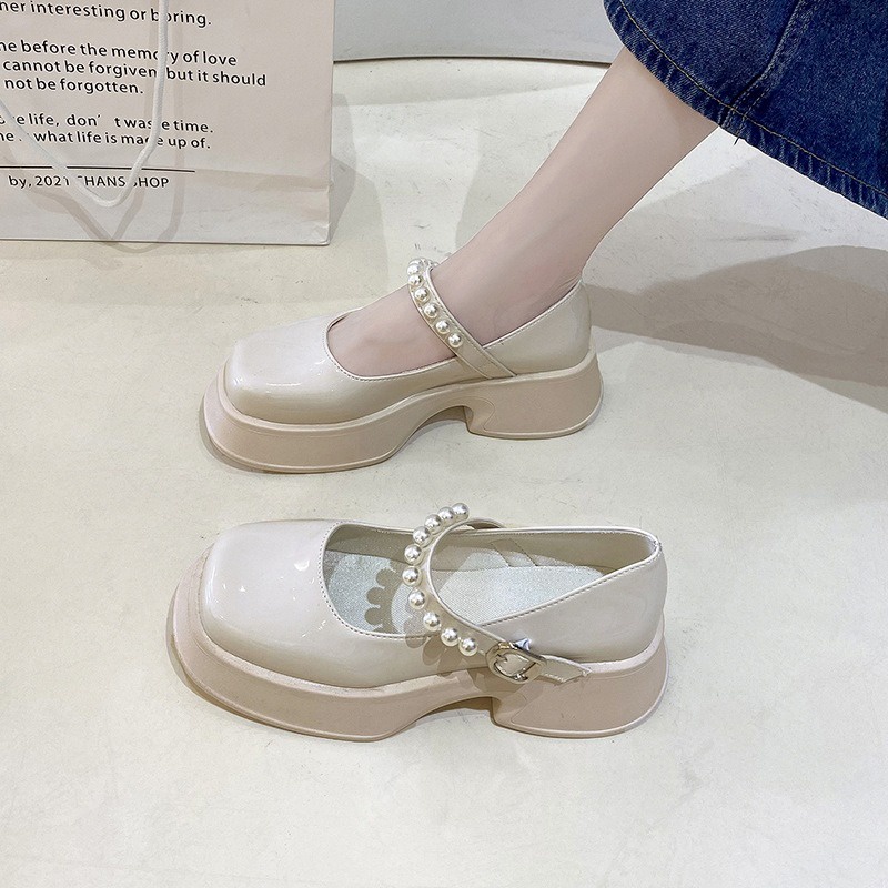 FD Sepatu Kasual Marry Jane Shoes Sepatu Flat Wanita Korean Style Terbaru KI-025