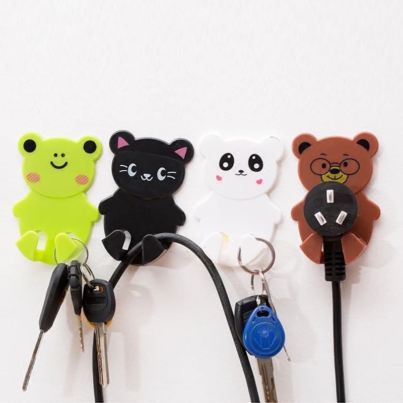 1PCS Home High Quality ABS Material Cute Cartoon Hook