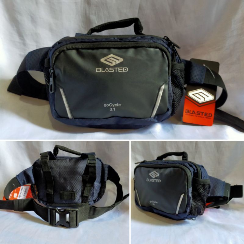 Tas pinggang stang sepeda - waist bag - bicycle bag - Blasted 44BL56 Original free rain cover