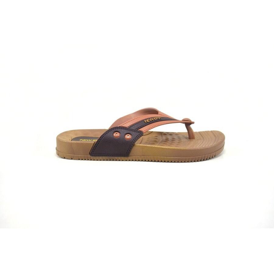 Sandal Casual Pria New Era Enzo Milo Dark Brown