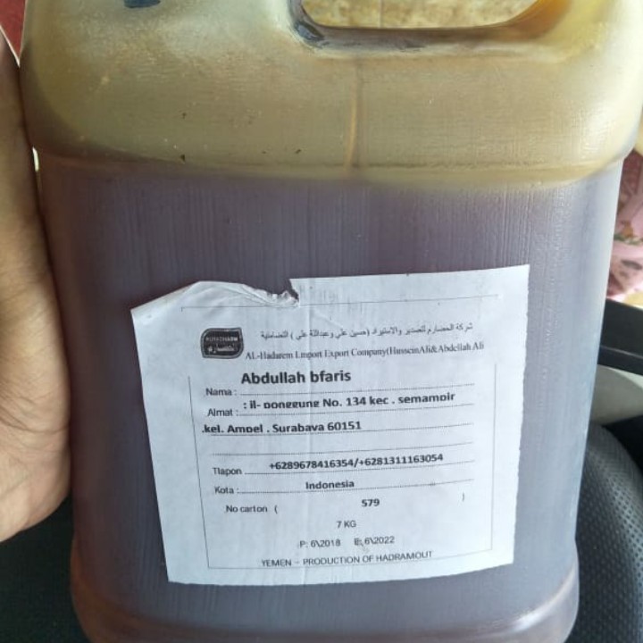 

Madu Marai Mara'i Import Yaman Asli Ukuran 7 Kg