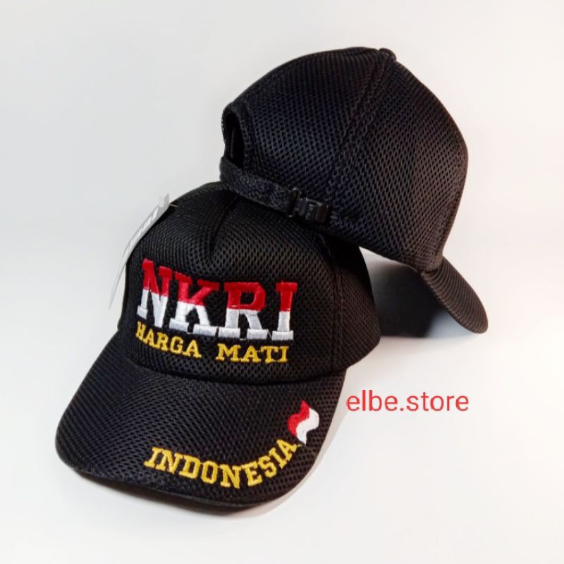 topi Double Mess bordir NKRI Harga Mati