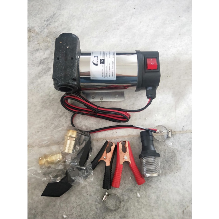 MAXPUMP POMPA MINYAK DC 12VOLT [Bayar Di Tempat] Pompa Bensin Minyak Diesel Oli Portable 12V Self Priming 40 L/min 120watt Pompa DC