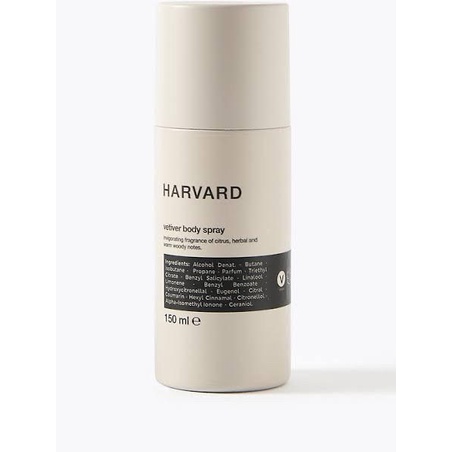 M&S Marks Spencer Harvard Body Spray Men'S Grooming M&S 150Ml