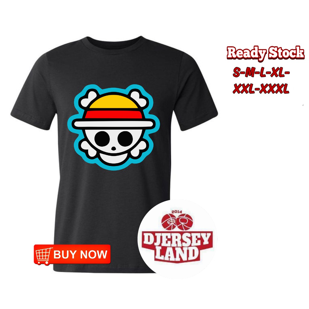Jual KAOS ANIME ONE PIECE LOGO DESAIN VECTOR KAOS ANIME KEREN MANGA