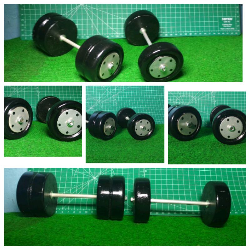 ban miniatur truk oleng dan miniatur bus