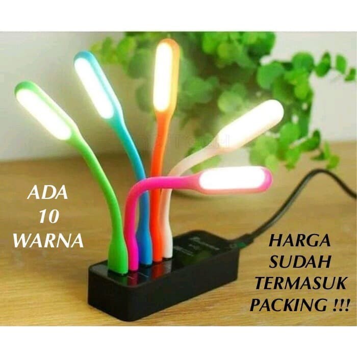 Lampu LED Sikat - Lampu USB LED Sikat Flexible - Lampu Sikat Gigi/Emergeny Lampu