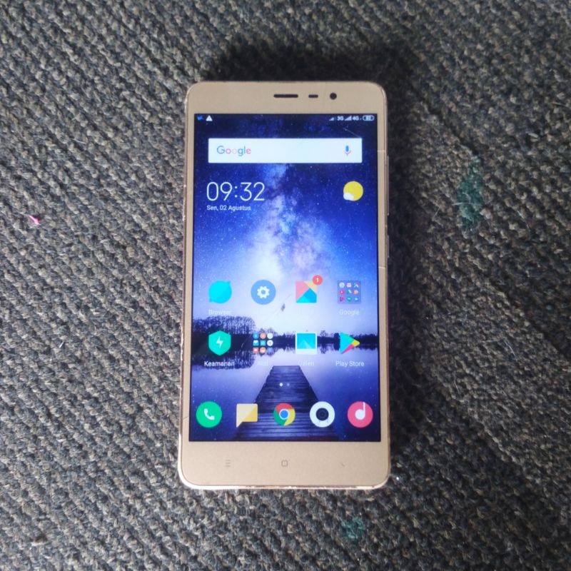 Xiaomi Redmi Note 3 Pro 32 GB Hp 4G Xiomi Note3 32gb Hape 3Pro Kenzo Batangan Minus