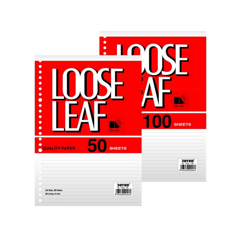 

Joyko Loose Leaf A5-7020 (50 S) - 50 Lembar ( IRRA STORE )