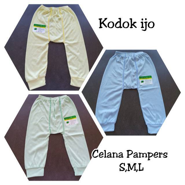 Celana Panjang Pampers Polos Size S. M. L