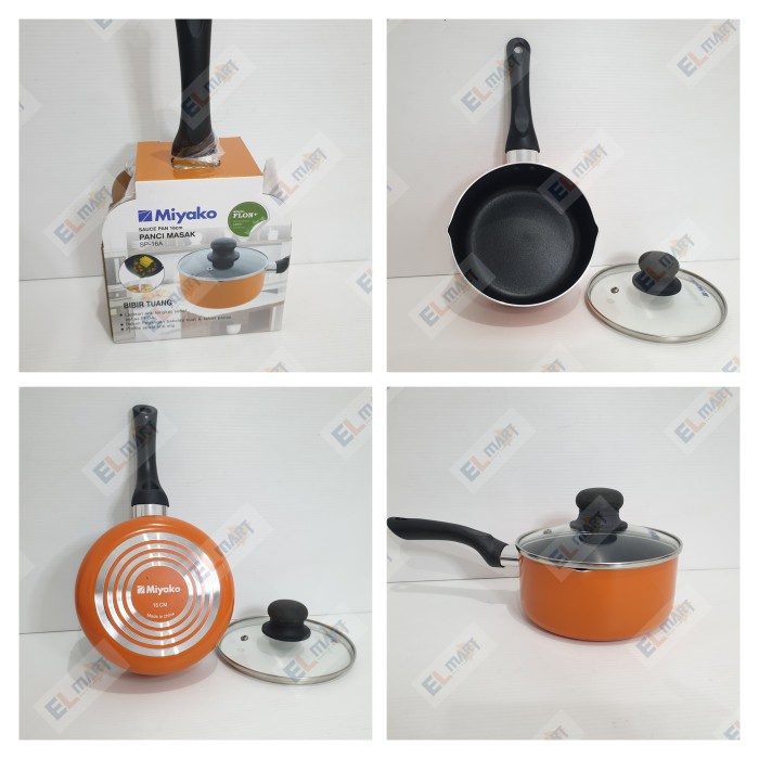 Panci Sauce Pan Anti Lengket Tutup 16cm Miyako SP 16A SP16A Panci Susu