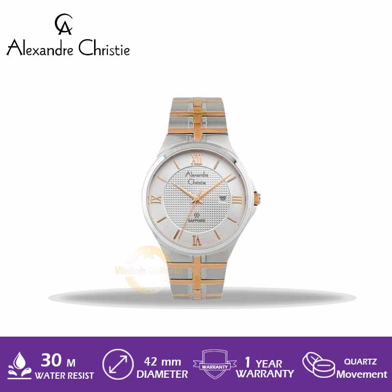 Jam Tangan Alexandre Christie AC 8541 MD BTRSL / 8541 MDBTRSL