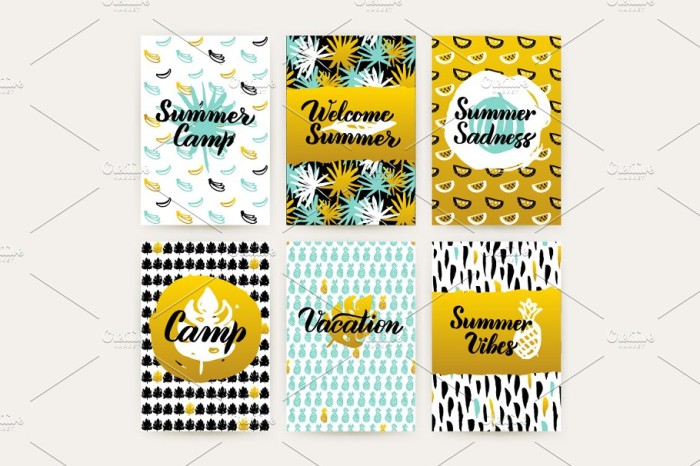 Summer Greeting Posters - Photoshop