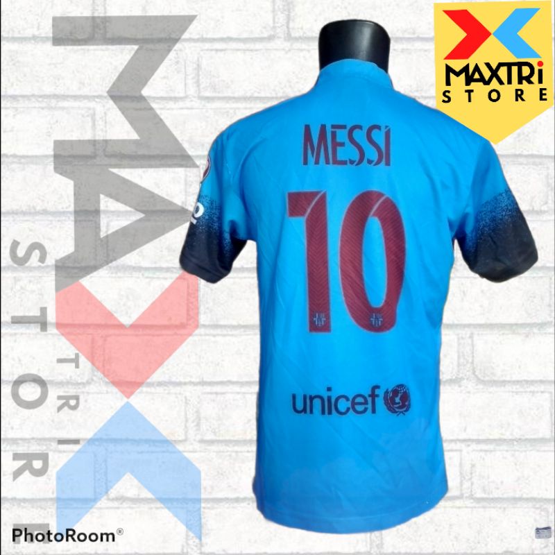 JERSEY BOLA BARCELONA FC THIRD 2015/2016 JERSEY SECOND JERSEY MULTI SPORT