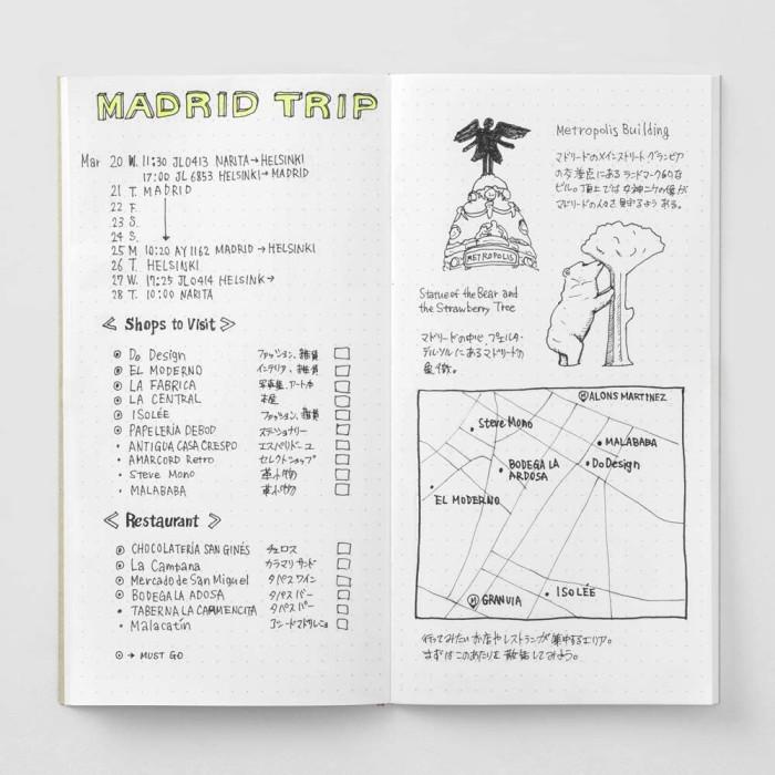 

Midori Traveler Notebook Refill Dot Grid 026 [Pack of 3]