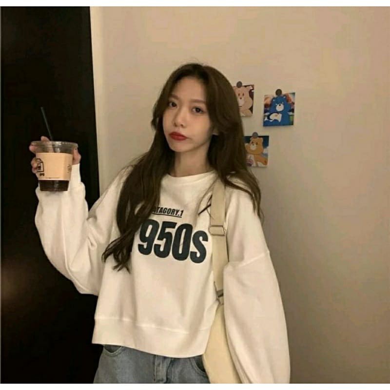 1950s CROOPE SWEATER | Sweater Crop Wanita Terlaris