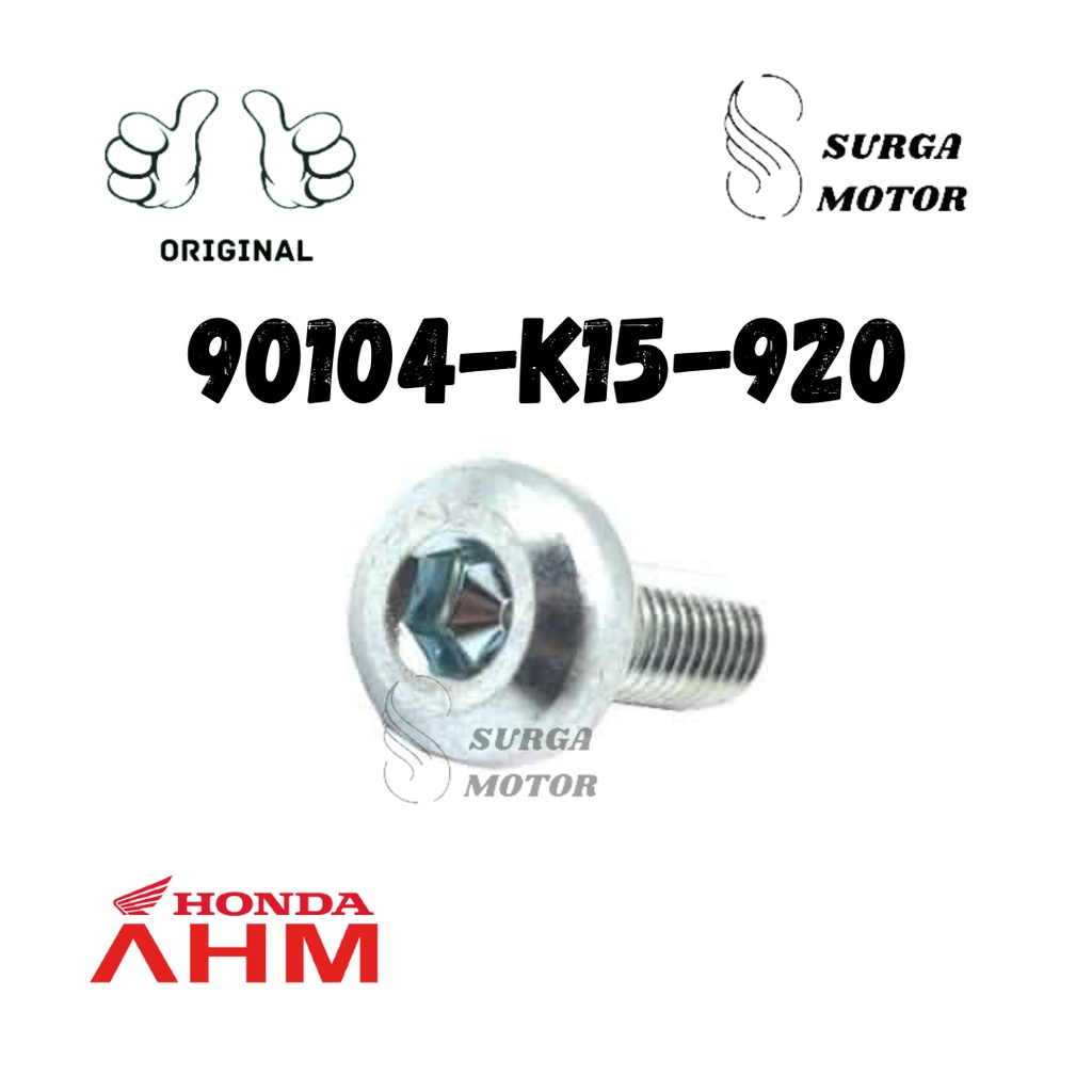 Baut Body Rangka Bolt Socket 8 X 20 Motor New CBR 150R K45G CBR150R CB150R Streetfire K15G K15M Ori 