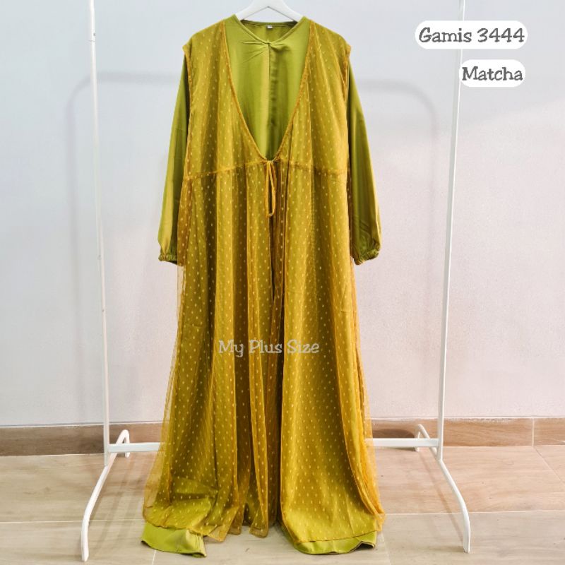 Gamis Tile Dot Jumbo 3444, Ld 130 &amp; 145 cm