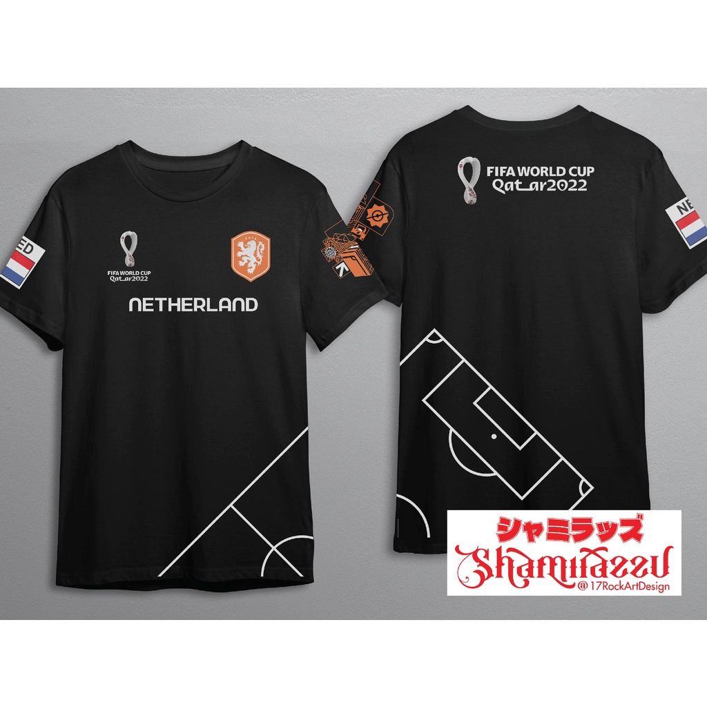 Kaos Piala Dunia 2022_Belanda (Premium)