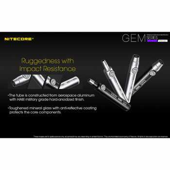 Senter Indentifikasi Batu Mulia Nitecore GEM8 XP-L HI V3 500 Lumens