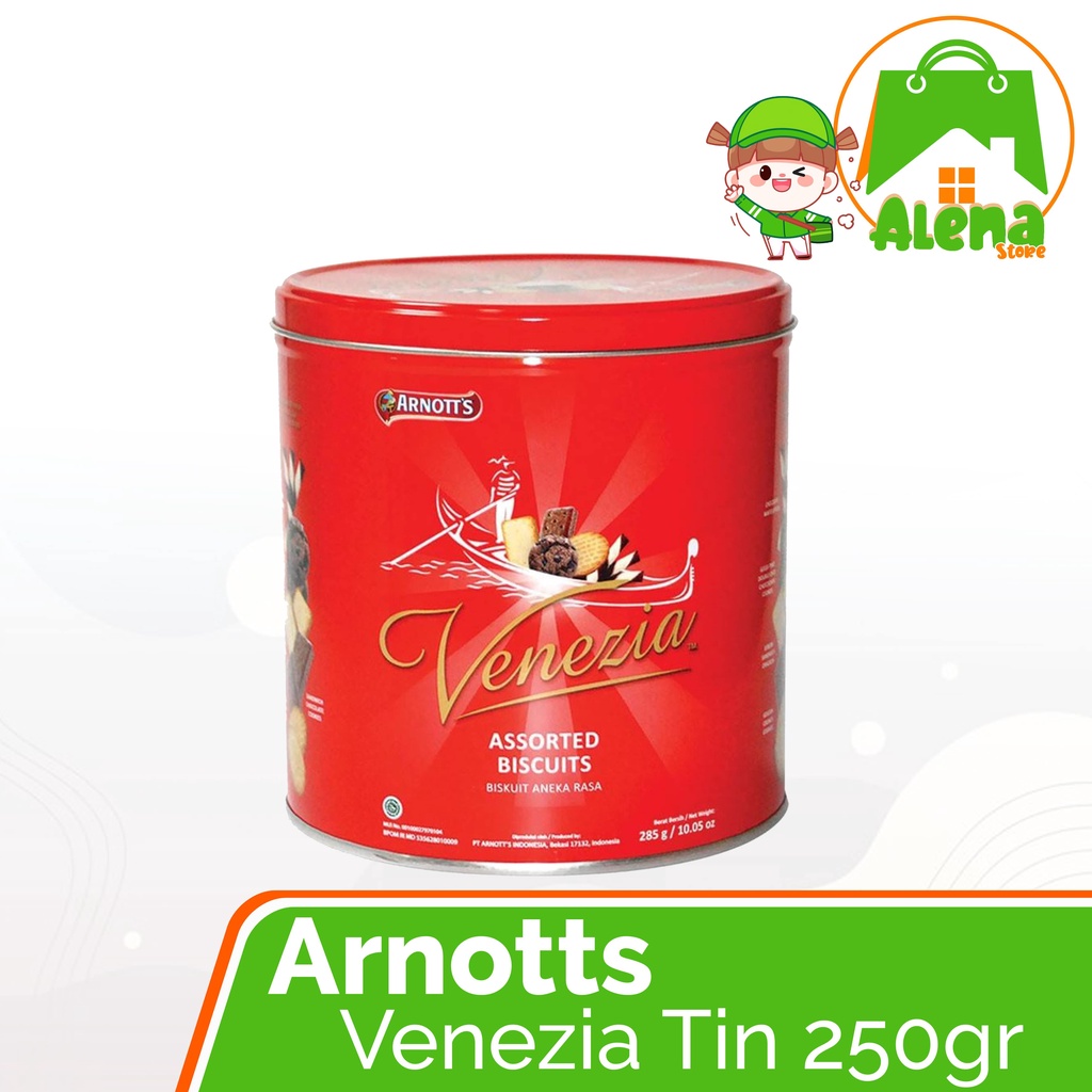 

Arnott's Venezia Tin 250gr Cookies