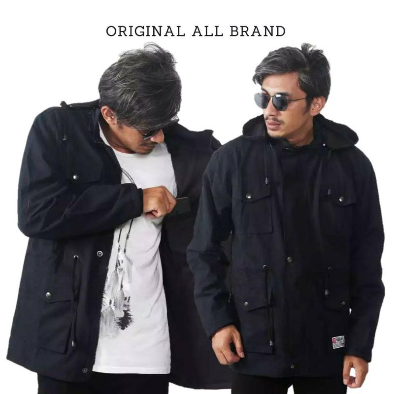 JAKET PARKA PRIA POLOS TERMURAH - JAKET PARKA COWOK ORIGINAL