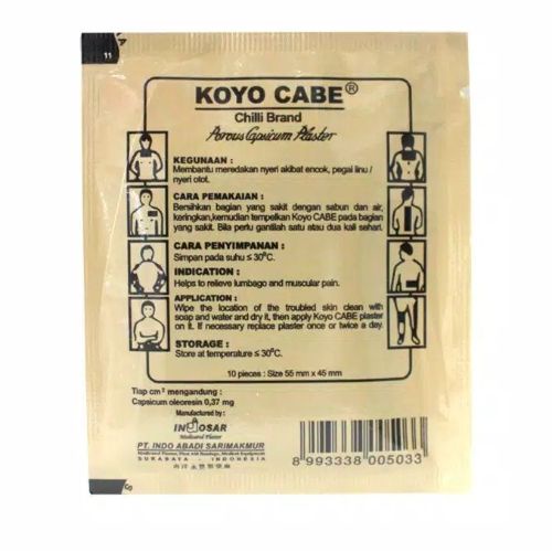 Koyo Cabe Sachet 55x45mm 10 Lembar