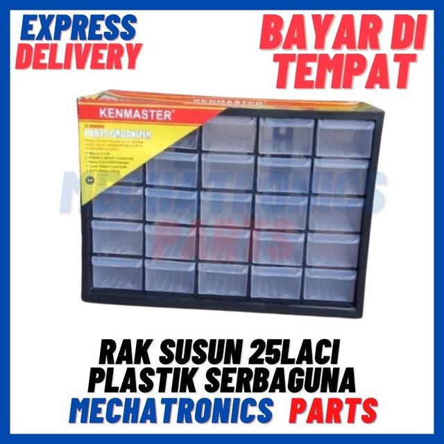 [RAK-9001] RAK SUSUN 25LACI PLASTIK SERBAGUNA